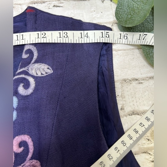 Wow🤩 Pamela Martin x La Vogue We Give a Hoot Vintage Embroidered Shift Dress 12 - Picture 4 of 12